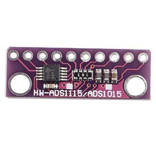 HALJIA 12 Bit I2C 4 CH ADS1115 / ADS1015 Module ADC Development Board Purple Compatible with Arduino