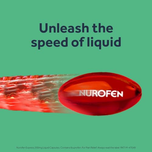 Nurofen Express Pain Relief Ibuprofen 200mg Liquid Caps 16s