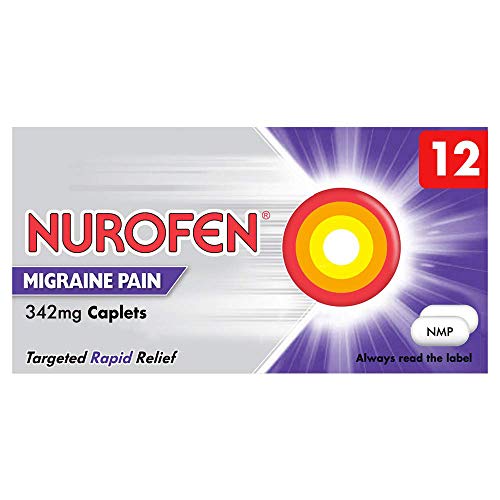 Nurofen Migraine Pain Relief Ibuprofen 342mg Caplets 12s