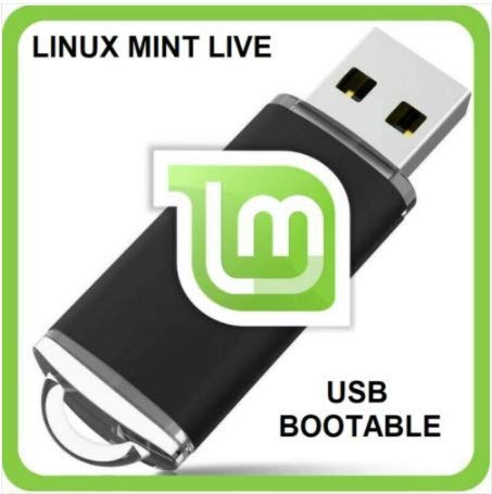 Linux MINT 20.1 USB Bootable 64 bit Cinnamon Live Operating System