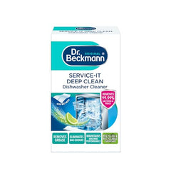 Dr. Beckmann Service-it Deep Clean Dishwasher Cleaner   Hygienically cleans and removes bad odours   Incl. wet wipe   75 g