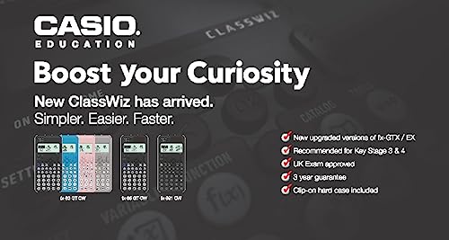 New Casio FX-83GTCW Black Scientific Calculator