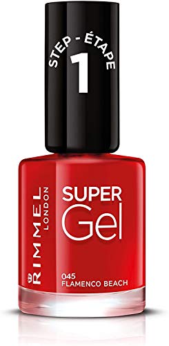 Rimmel London Super gel Nail Polish Beach Ready Collection, 045 Flamenco Beach