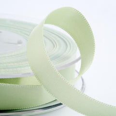 Italian Options Satin Ribbon, 6mm Wide x 25 Metre Roll, Light Green