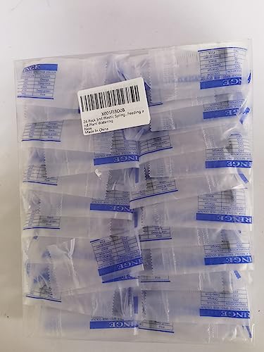 24 Pack 5ml Plastic Syringe with Measurement, Disposable Sterile Syringes, 5 ml Syringe for Liquids, Measuring Syringe Tools for Experimental Measurement, Pet Feeding and Plant Watering