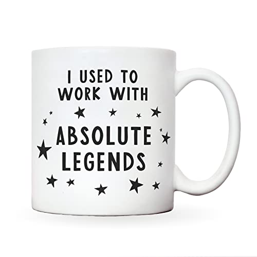 Manta Makes Work Leaving Gifts   I Used to Work with Absolute Legends Mug   Funny Work Gifts   Funny Work Colleague Gifts   Leaving Gifts for Colleagues   Colleague Leaving Gifts