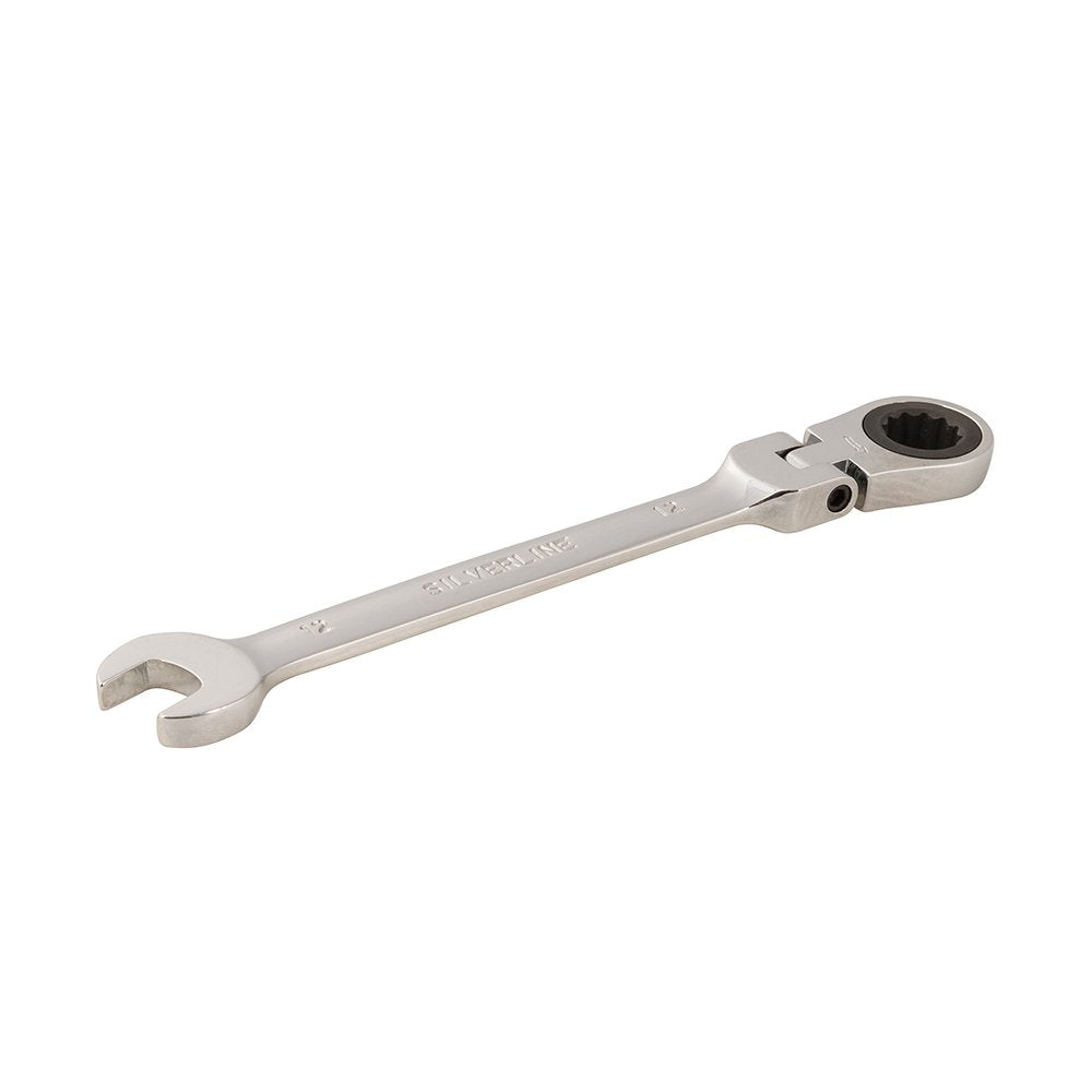 Silverline 598523 Flexible Head Ratchet Spanner 12 mm