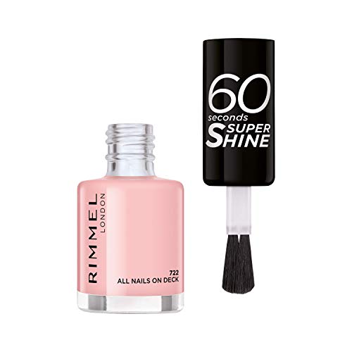 Rimmel 60 Seconds Super-Shine Nail Polish, All Nails On Deck, 8ml