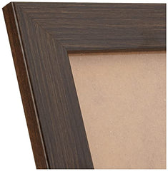 Frame Company Photo Frame Fitted with Perspex, Brown, 9 x 7 Inch - Perspex