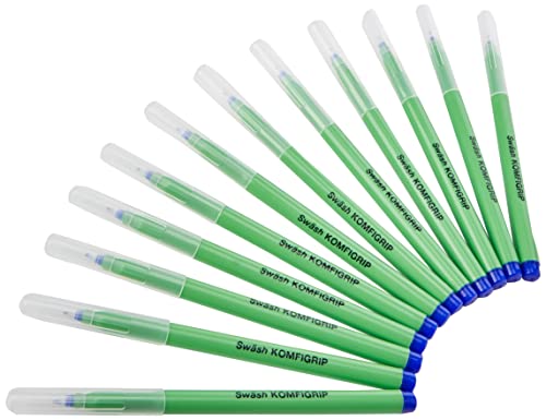 Swash KOMFIGRIP Handwriting Pen Blue (Pack of 12) THW12BU