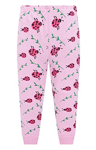 TEDD Girls Christmas Pyjamas Set Toddler Clothes Sleepwear Animal Printed Nightwear Winter Long Sleeve PJs 2 Piece Outfit Xmas Gift for Kids Age 3-4 Years