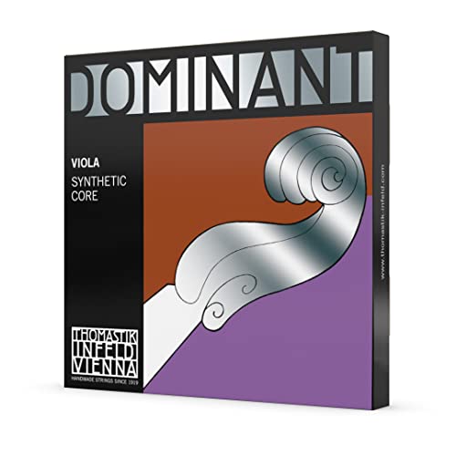 Thomastik Strings for Viola Dominant Nylon Core Set 4125, 0 Medium Scale 395 mm/15.5 Inch