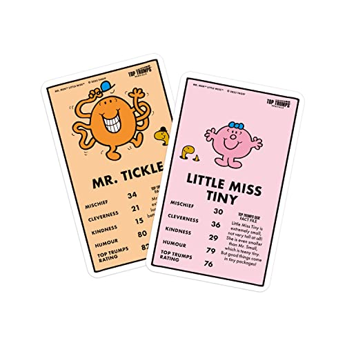 Top Trumps Mr Men and Little Miss Special Card Game, Play with of your favourite characters including Mr Bump, Little Miss Bossy, educational gift and toy for boys and girls aged 8 plus