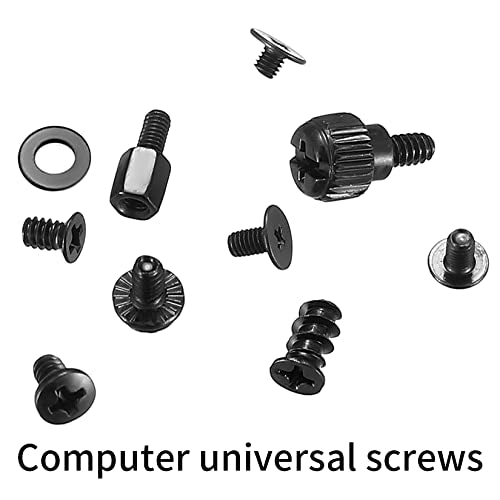 wugongshan 420 Pcs Computer Screw Set, PC Motherboard Standoffs Screws Kit, Personal Computer Screw Standoffs Set Kit for PC Case Motherboard Box HDD SSD Fa CD-ROM Hard Drive Screws Standoffs