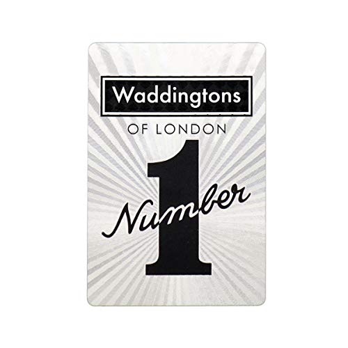 Waddingtons Number 1 Platinum Playing Cards Game, Sleek Foil Design Deck of Cards, Ideal for Snap, Poker and a Ideal Travel Companion, Gift and Toy for Ages 6 Plus