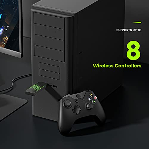 Cipon Wireless Adapter Compatible with Xbox One Controller/Windows 10/8.1/8/7 Xbox Wireless Adapter