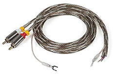 Pro-Ject Connect it RCA E, Semi-balanced phono interconnect cable with earth leads, 123cm