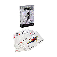 Waddingtons Number 1 Platinum Playing Cards Game, Sleek Foil Design Deck of Cards, Ideal for Snap, Poker and a Ideal Travel Companion, Gift and Toy for Ages 6 Plus