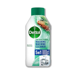 Dettol Washing Machine Cleaner 250ml, Laundry, Antibacterial, Deep Clean Washing Machine Removes Limescale, Odours & Dirt, Descales, Clean Washing Machine Drum, Seals, & Pipes, Original Fresh Scent