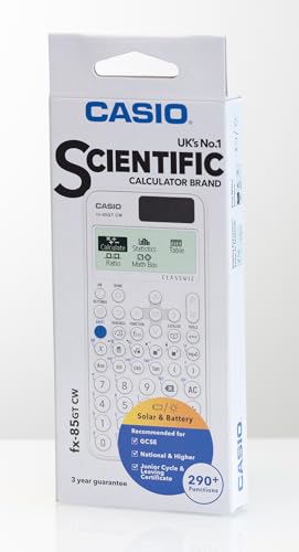 Casio FX-85GTCW White Scientific Calculator