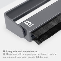 Boundless Audio Record Cleaner Brush - Vinyl Cleaner Record Brush - Carbon Fiber Anti-Static Vinyl Brush - Record Player Accessories