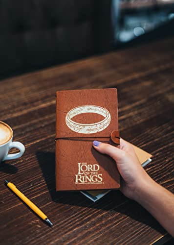 Grupo Erik The Lord Of The Rings One Ring Travel Journal   PU Leather Journal Notebook   Diary Journal   LOTR Notebook   Lord Of The Rings Gifts   Lord Of The Rings Merchandise