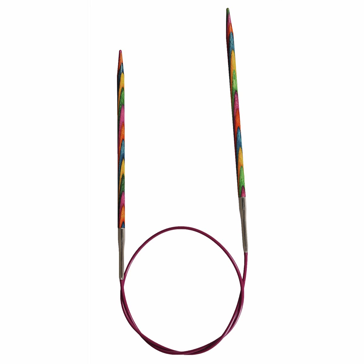 KnitPro Circular Knitting Needle, Wool, Multicoloured, 3.75mm