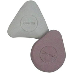 Derwent Shaped Art Eraser, Set Of 2, Multi-Colour, Professional Quality, 2301964