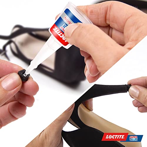 Loctite Precision, Strong All Purpose Liquid Adhesive for Accurate Repairs, Instant Super Glue for Various Materials, Clear Glue, 5g