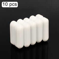 stonylab 10-Pack Stir Bar Set, 20 mm PTFE-Coated Magnetic Stirring Bars White Stir Mixer for Stirrers, 10 PK