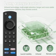 Replacement Voice Remote 3rd Gen with Voice Function fit for AMZ Smart TVs 4K/4K Max/Lite/Cube Stick,and fit for Smart TVs Cube (1st Gen and Later)