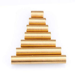 Threaded Tube 1PCS 1/2 inches Brass Running Nipple Long Threaded Plumbing Fitting for Tank Connectors (50mm) (120mm)