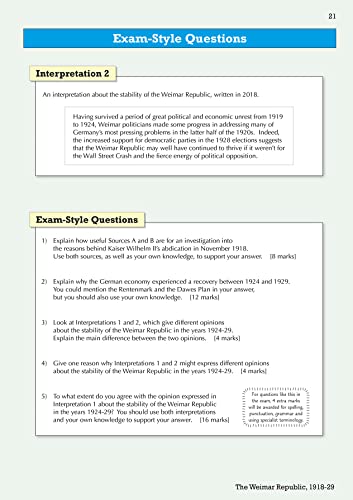 GCSE History Edexcel Topic Guide - Weimar and Nazi Germany, 1918-1939: for the 2024 and 2025 exams (CGP Edexcel GCSE History)