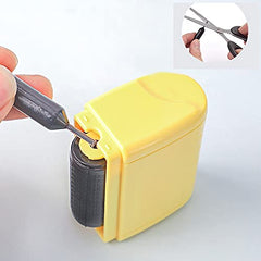 Wide Roller Stamp Identity Theft Stamp 1.5 Inch Perfect for Privacy Protection (Yellow Stamp and 3 Refills)