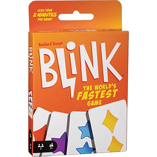 Reinhard Staupe's BLINK Family Card Game, Travel-Friendly, with 60 Cards and Instructions, Makes a Great Gift for 7 Year Olds and Up