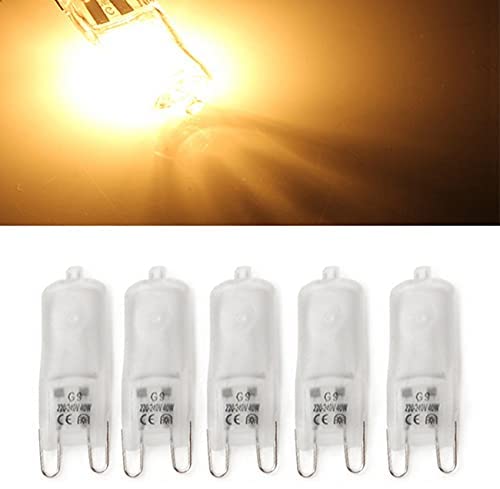 ShuoHui 10 x G9 Halogen Light Bulbs Warm White 40 W 230 V