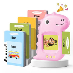 Talking Flash Cards for Toddler Toys for 2 3 4 5 6 Year Old Baby Girls Preschool Learning Resources Sensory Toys for Autism Educational Montessori Toys with 224 Words Interactive Gifts For Kid Age 2-6