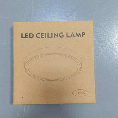 zemty 12W LED Ceiling Light, 3000K/4000K/6500K Bathroom Lights IP44 Waterproof, Ultra Thin Round Flush lighting for Toilet Porch Hallway Utility Room 16cm