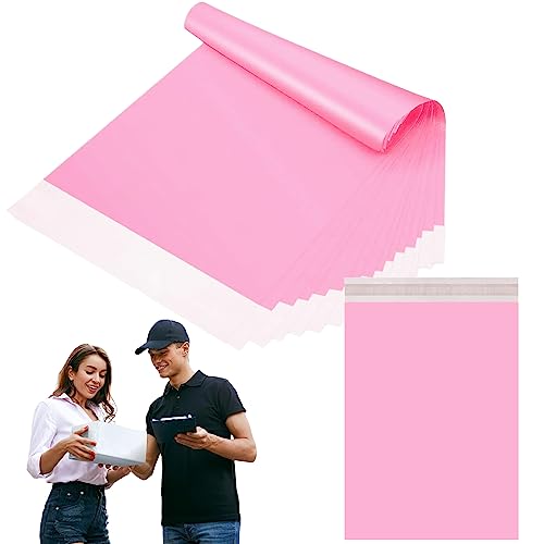 10pcs 45x60cm Pink Vinted Postage Bags Mailing Bags for Clothes,Mailing Poly Postal Self Seal Bags,Large Parcel Shipping Bags Strong Packaging Bags Delivery Bags Plastic Envelopes for Posting Clothes