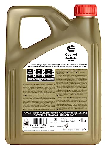 Castrol EDGE 5W-40 Engine Oil 4L