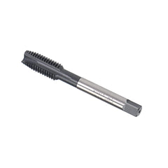 sourcing map M10 x 1.5 Spiral Point Threading Tap, H2 Tolerance High Speed Steel TICN Coated, Round Shank with Square End, Metric Screw Taps Tapping Bit for Machinist Thread Repair, 2pcs