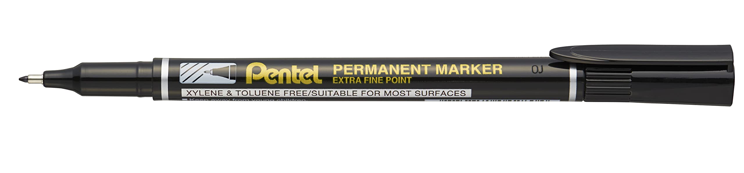 Pentel Extra Fine Permanent Marker 4pc Wallet Assorted