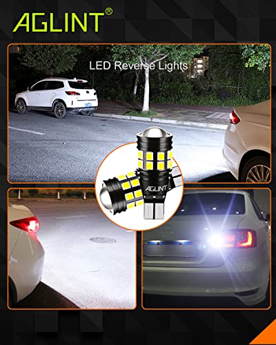 AGLINT T15 W16W LED Bulbs CANBUS Error Free 22SMD T16 955 921 912 Wedge for Car Backup Reverse Lights