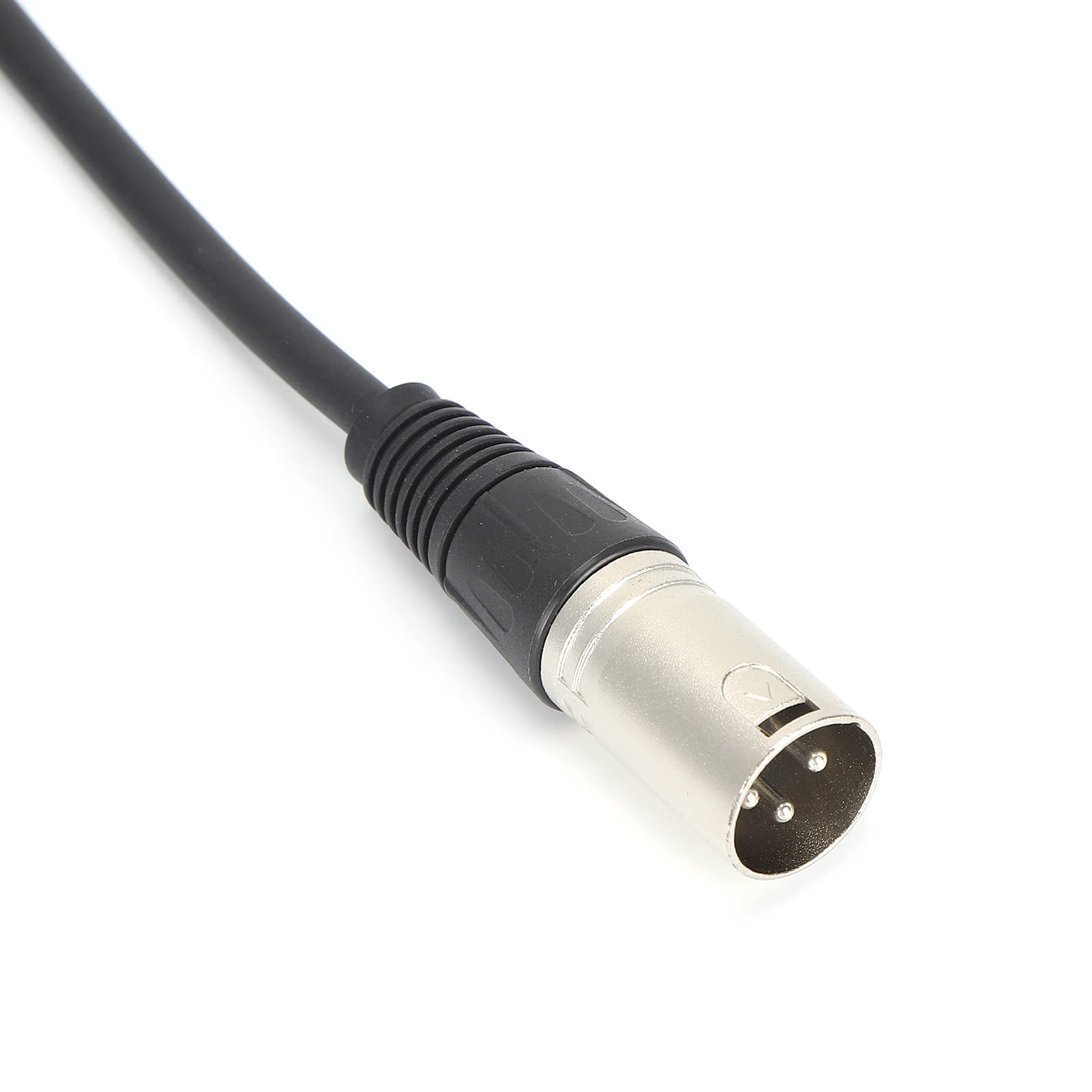 XLR Male to 1/4 Inch (6.35mm) TRS Jack Lead Balanced Signal Interconnect Cable 1/4 inches to XLR Patch Cable for Microphone Speaker Stage DJ(300CM)