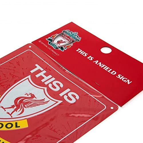 Club Licensed Liverpool This is Anfield Sign- (22cm x 25cm)