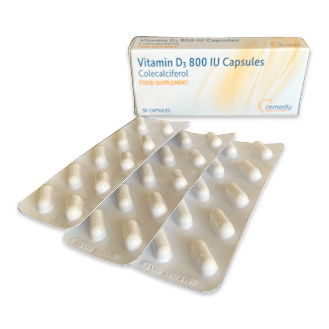 Vitamin D 800IU   Colecalciferol Capsules   120 Capsules