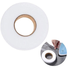 JKG® 25 meters IRON ON HEMMING WEB TAPE - EXTRA STRONG - Perfect for Ironing, Bonding, Patching clothing, Fabric fusing - School badges, trousers etc - NO SEWING REQUIRED (25m x 2cm)