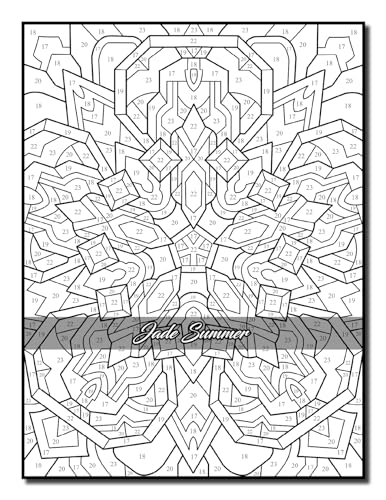 Color by Number Patterns: An Adult Coloring Book with Fun, Easy, and Relaxing Coloring Pages (Color by Number Coloring Books)