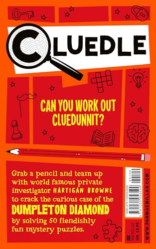 Cluedle - The Case of the Dumpleton Diamond: 50 Fiendishly Fun Mystery Puzzles for the Whole Family - Number 1 Bestseller (Cluedle, 1)