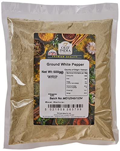 Old India Ground White Pepper 500 g